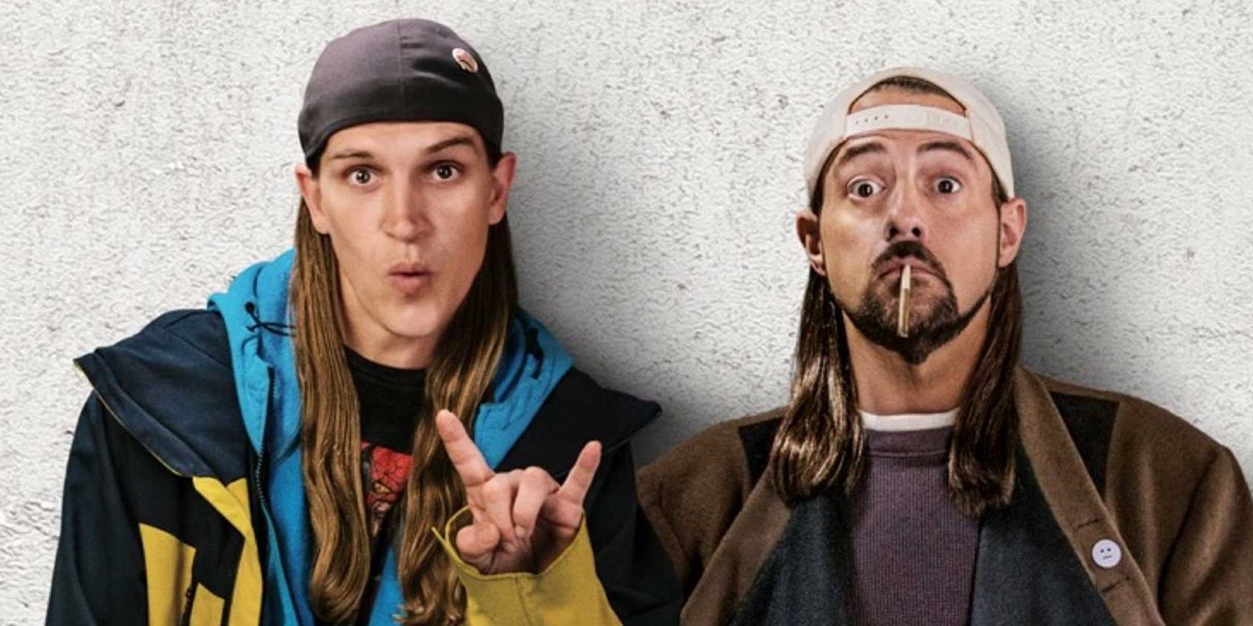 Jason Mews and Kevin Smith as Jay and Silent Bob in Jay and Silent Bob Reboot.