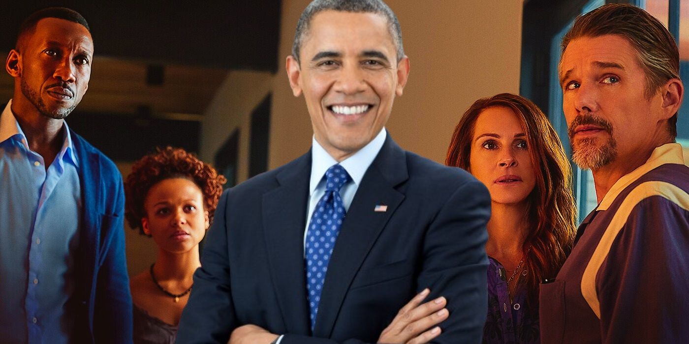 The cast of Leave the World Behind and former POTUS Barack Obama.