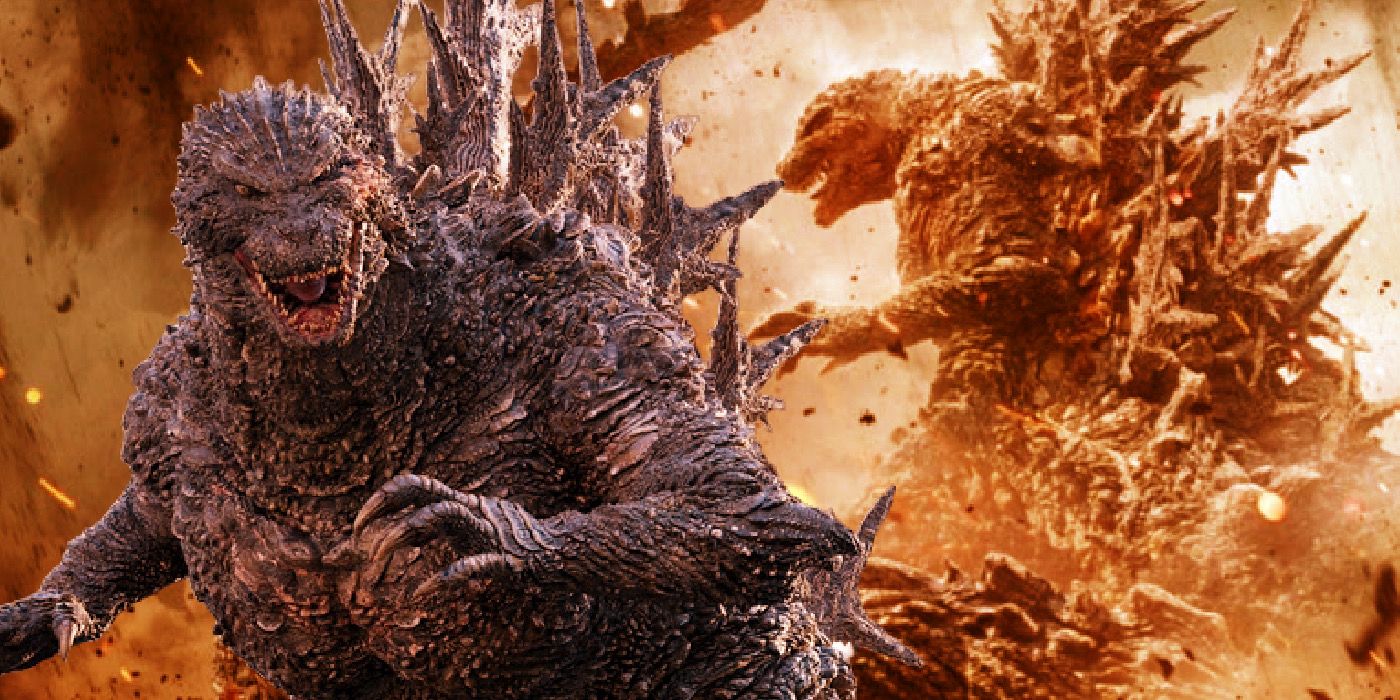 Godzilla as seen in Godzilla Minus One in a threatening pose