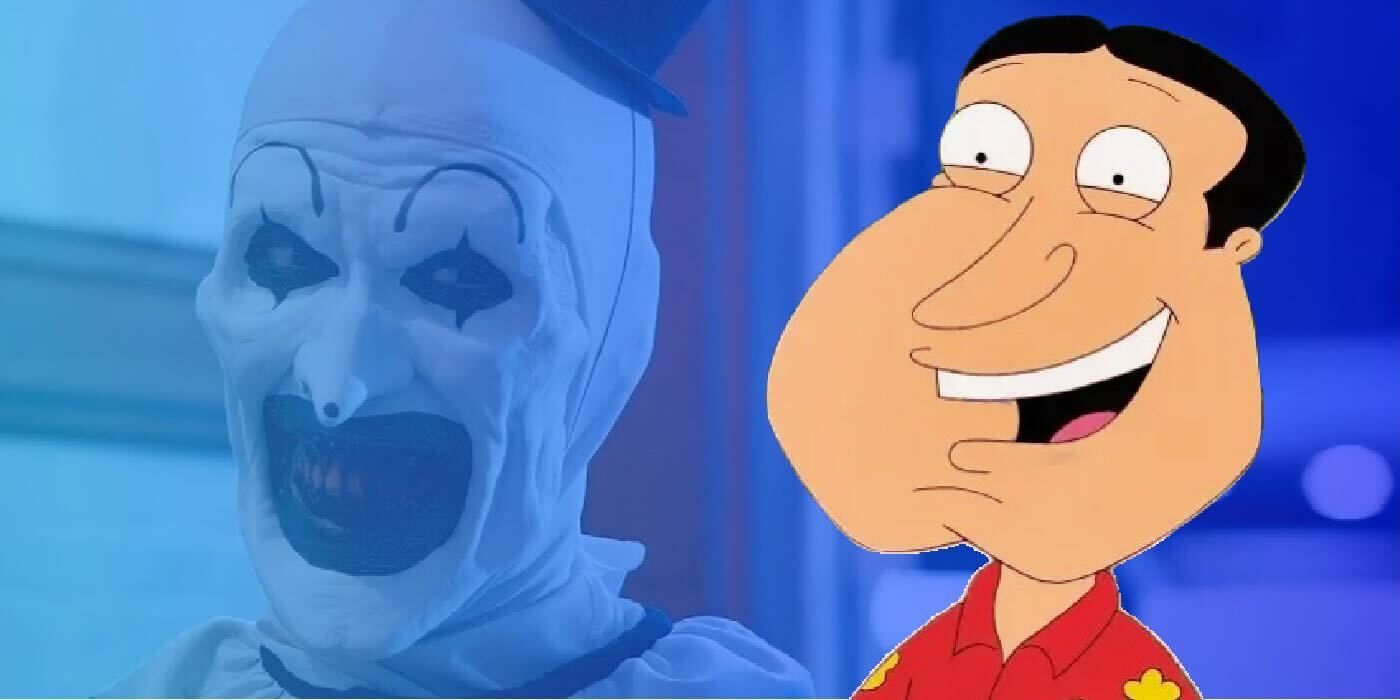 Art the Clown from Terrifier and Glenn Quagmire from Family Guy