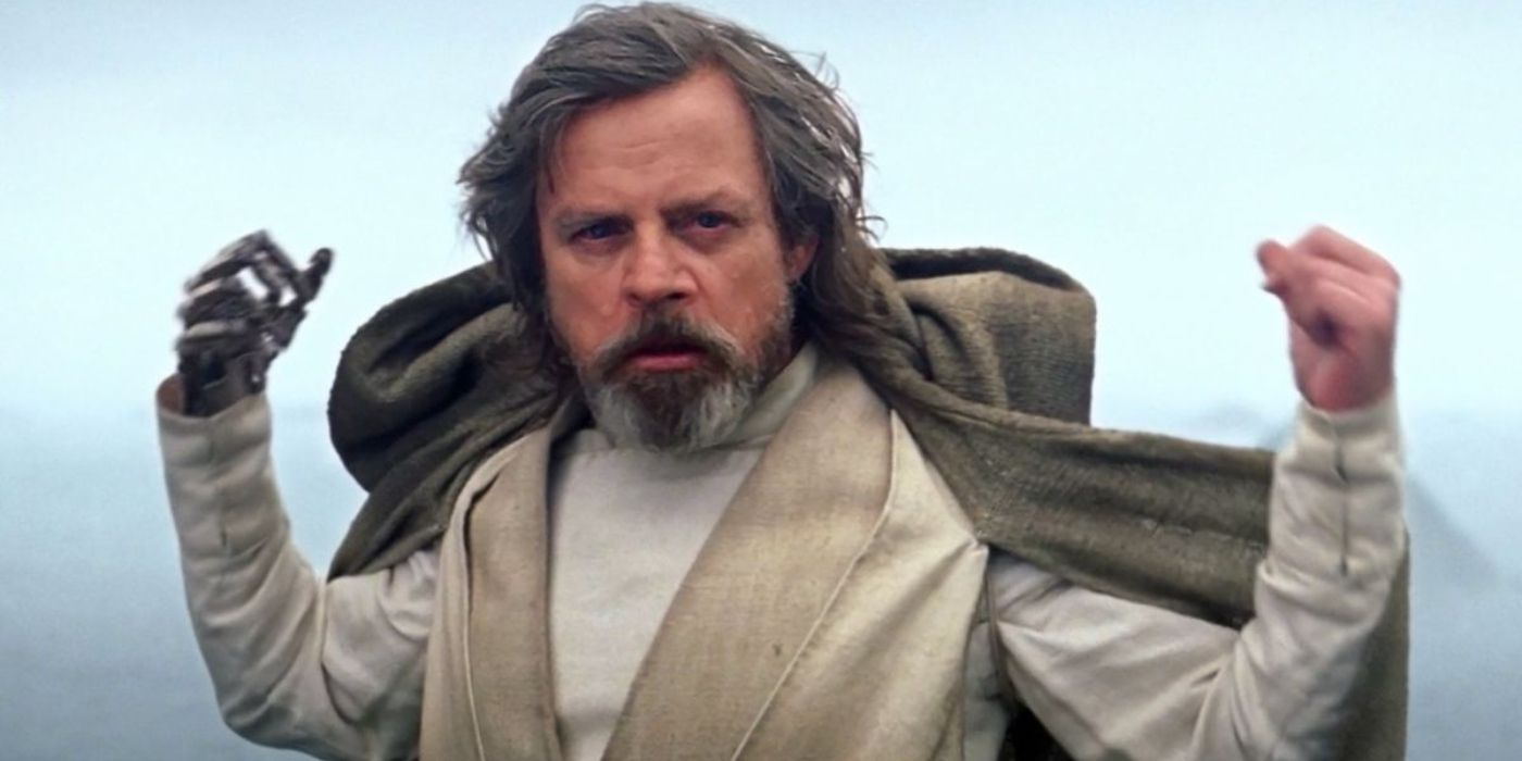 Mark Hamill as Luke Skywalker in The Force Awakens