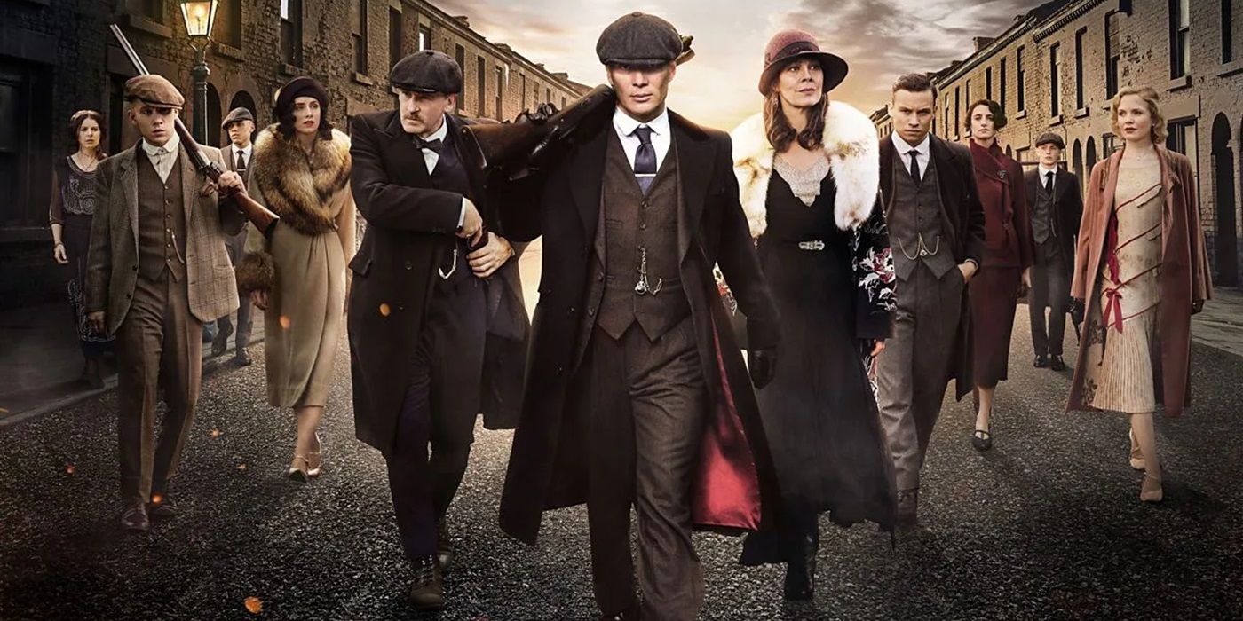 The main cast of Peaky Blinders.