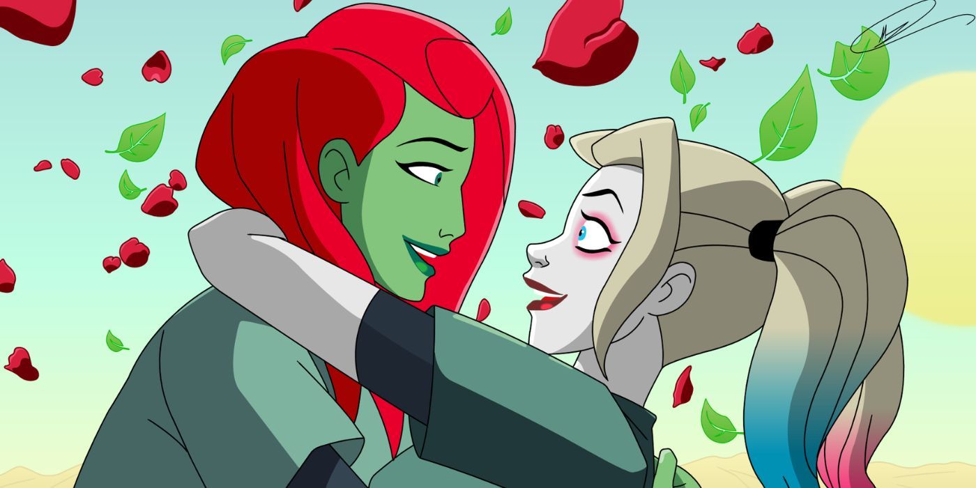 Poison Ivy and Harley Quinn in Harley Quinn