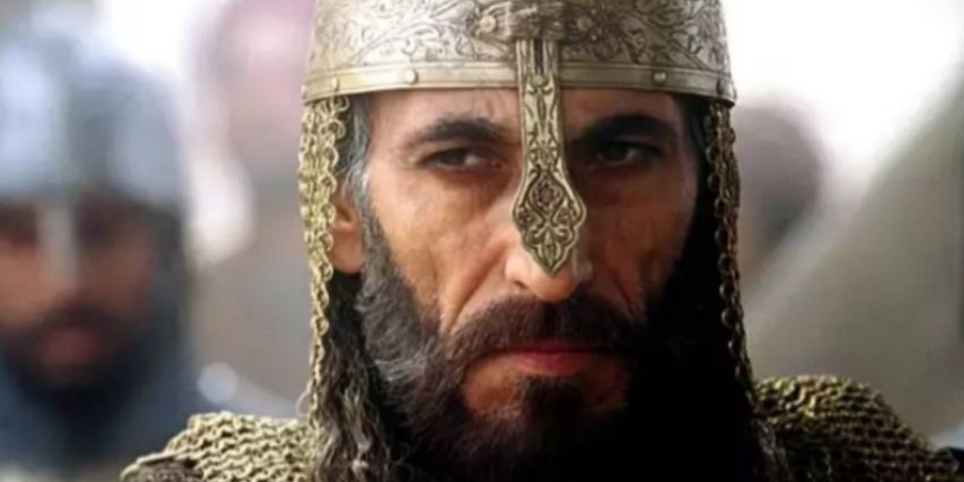 Ugur Gunes as Selahaddin Eyyubi in Saladin: The Conqueror of Jerusalem
