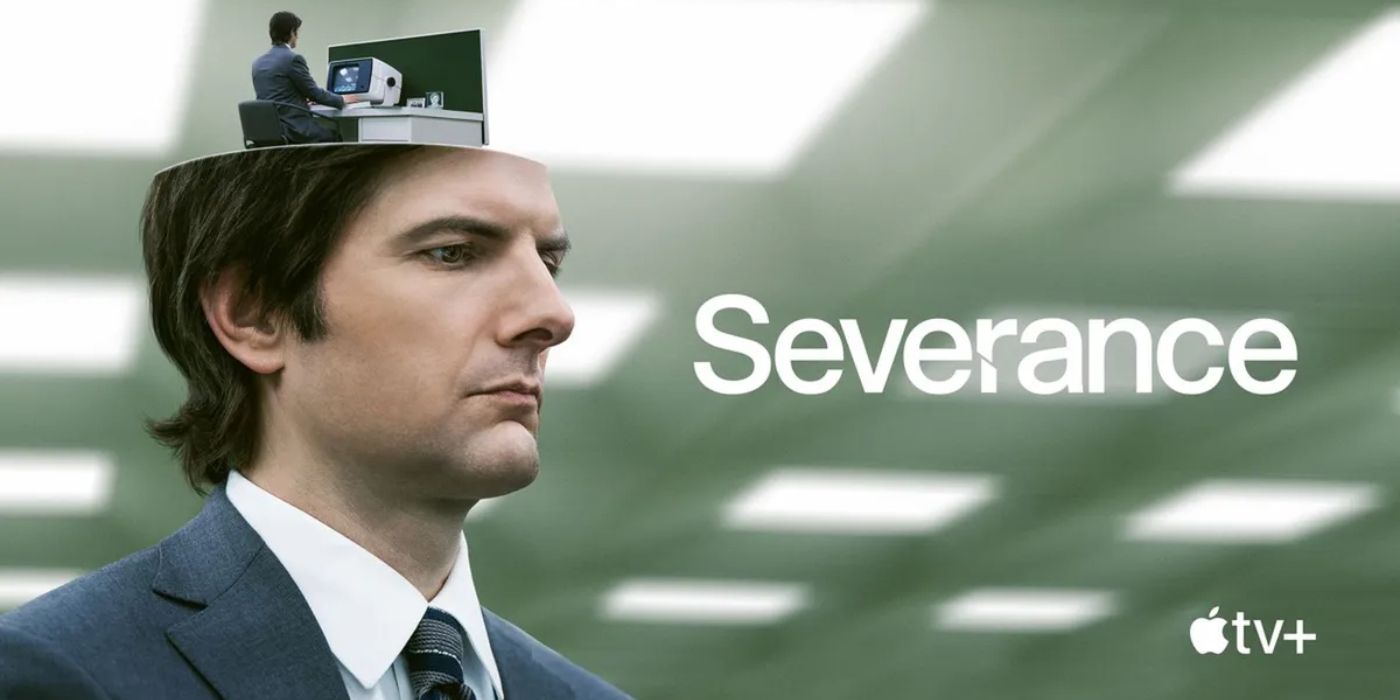 Severance poster image of Adam Scott for Apple TV