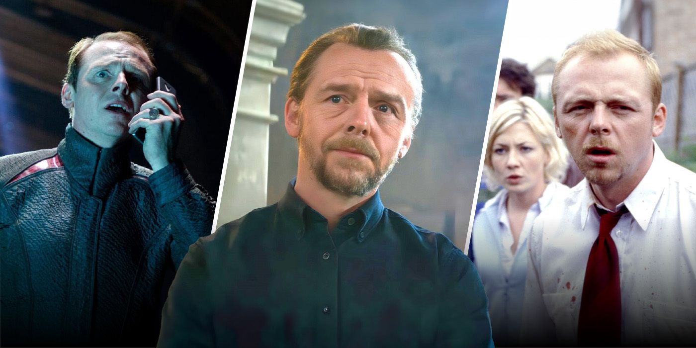 Simon Pegg in The Mission: Impossible Series, as Scotty in the new Star Trek series, and as Shaun in Shaun of the Dead