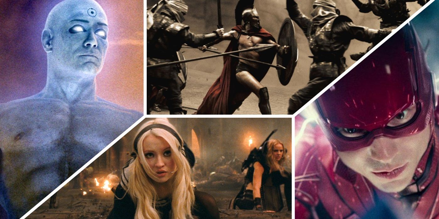 Zack Snyder uses slow motion throughout Watchmen, Justice League, 300 & more.
