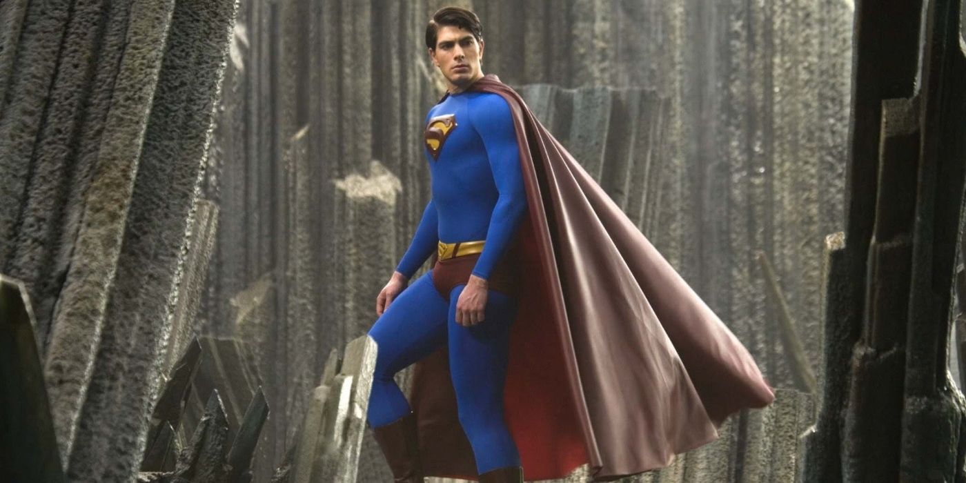Brandon Routh as Kal El investigating New Krypton in Superman Returns