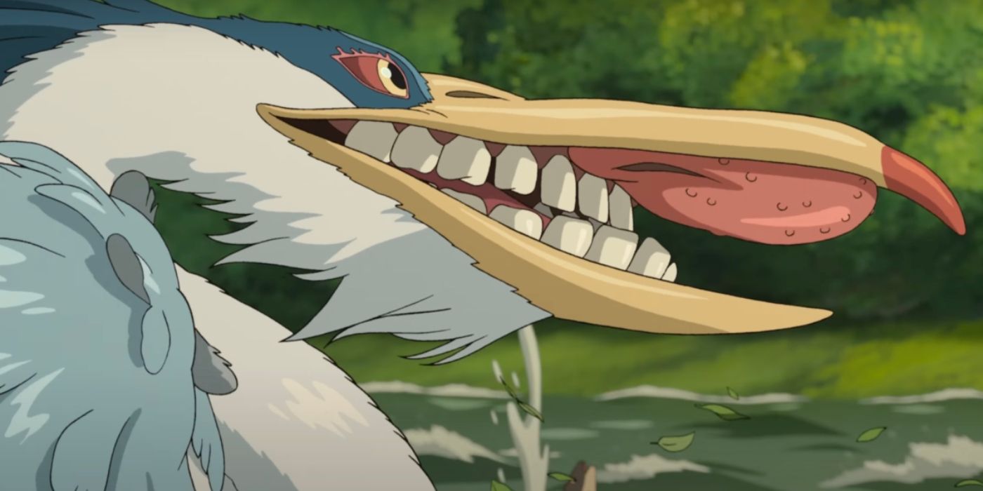 Robert Pattinson voices the Gray Heron in The Boy and the Heron from Hayao Miyazaki and Studio Ghibli