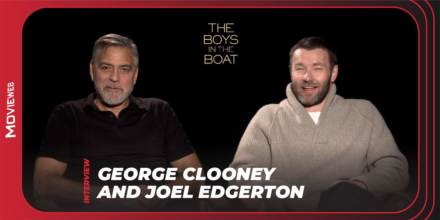 George Clooney and Joel Edgerton - The Boys in the Boat Interview