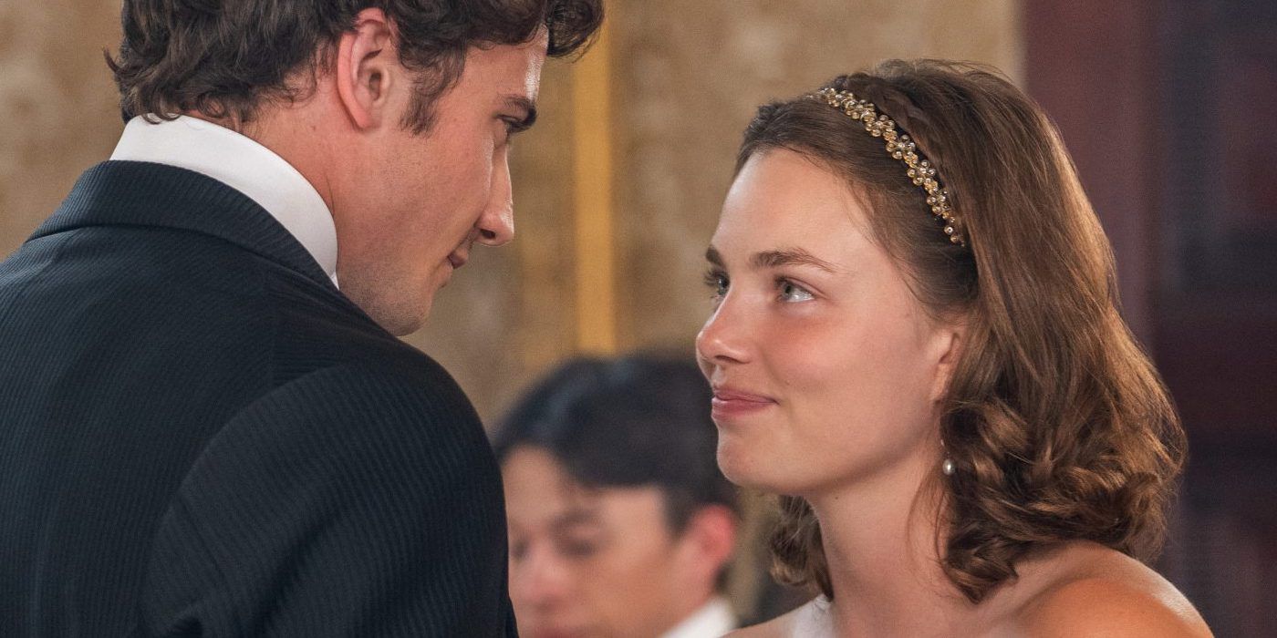 The Buccaneers Guy Remmers as Theo and Kristine Froseth as Nan dancing