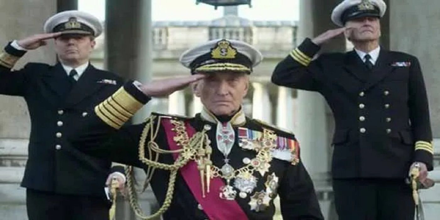 Charles Dance as Uncle Dickie in The Crown