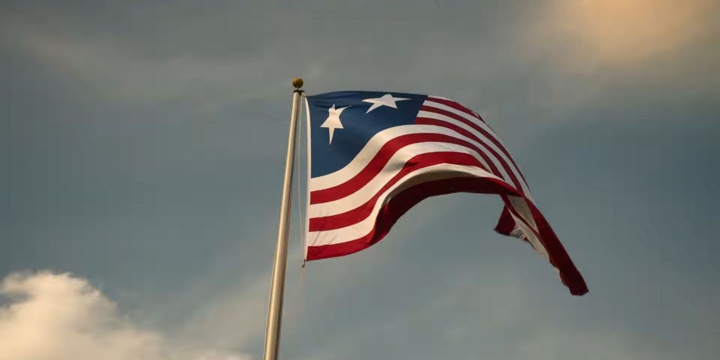 The new American flag in Alex Garlands Civil War