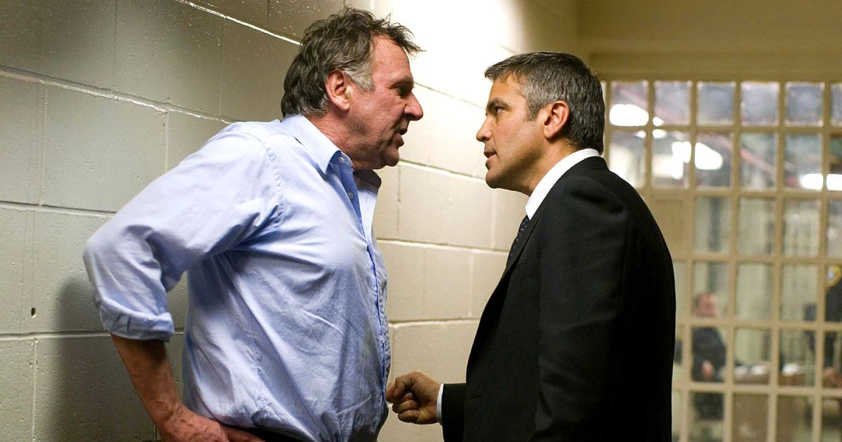 tom wilkinson and george clooney in michael clayton