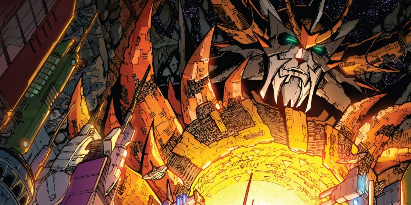 Unicron Looming over Cybertron, IDW Publishing