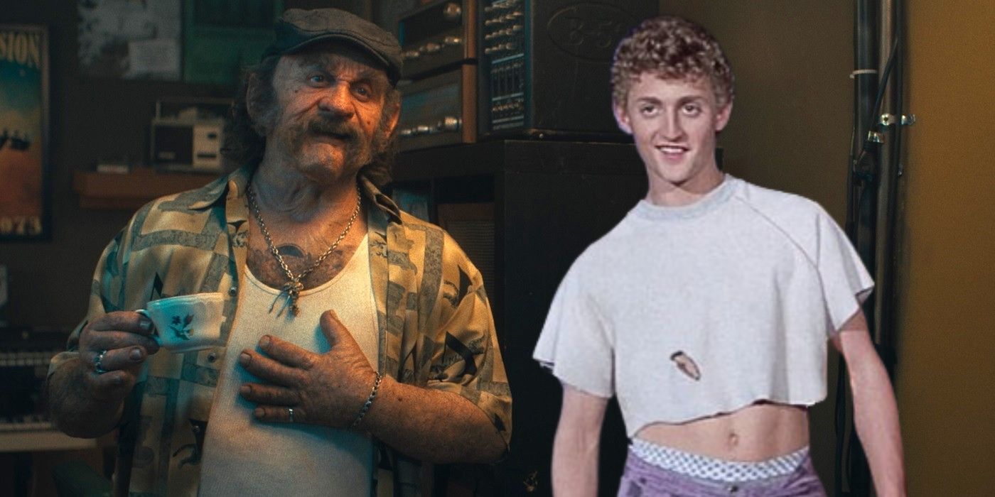Alex Winter in Destroy All Neighbors and as Bill in Bill and Ted.