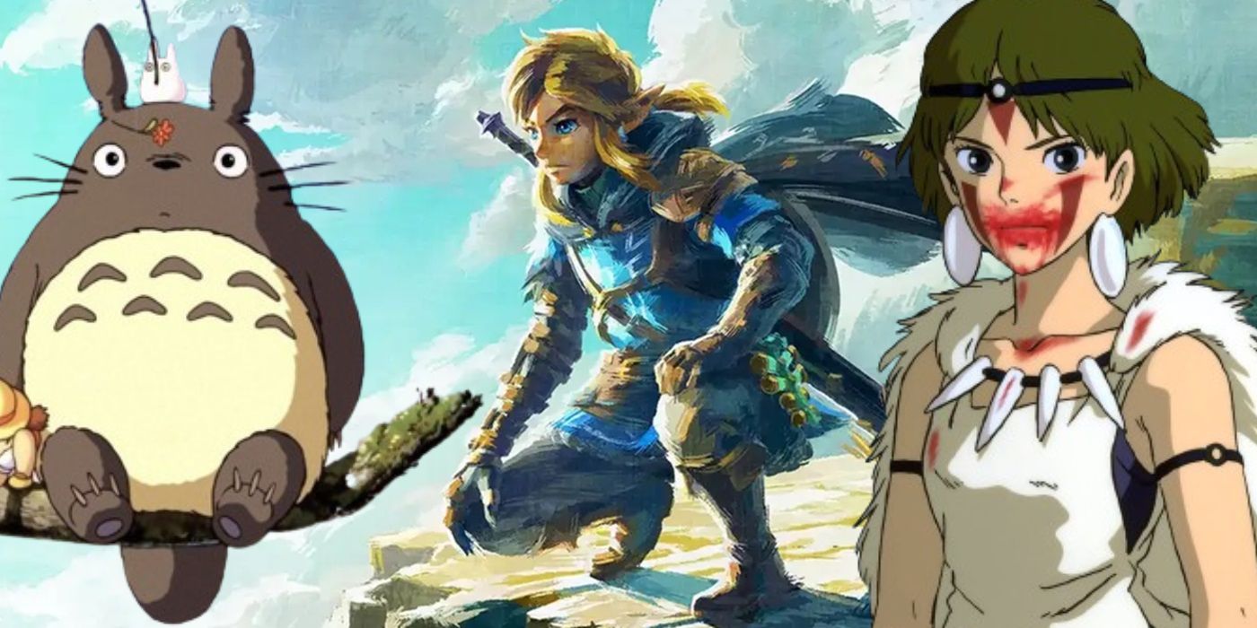 Link from The Legend of Zelda alongside Princess Mononoke & Totoro.