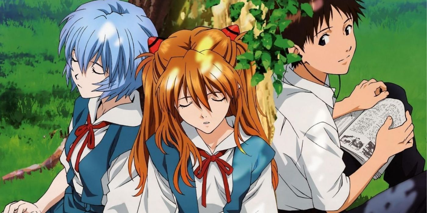 Asuka, Shinji, & Rei – Neon Genesis Evangelion