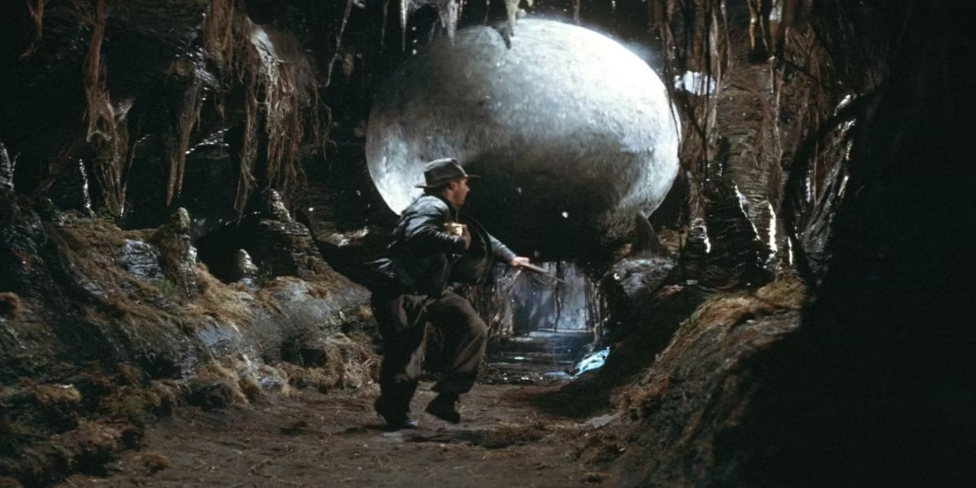 A scene from Raiders of the Lost Ark 