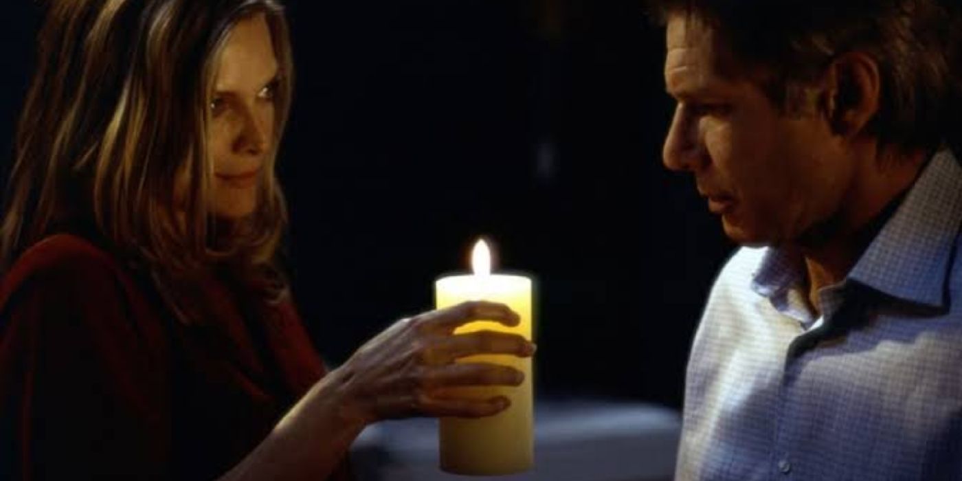 Still from What Lies Beneath with Michelle Pfeiffer and Harrison Ford 