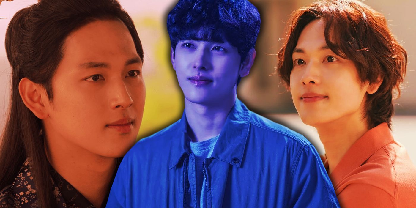 An edited image of Im Si-wan as Wang Won in The King in Love, Jang Dong-woo in Triangle, and Ahn Dae-beom in Summer Strike