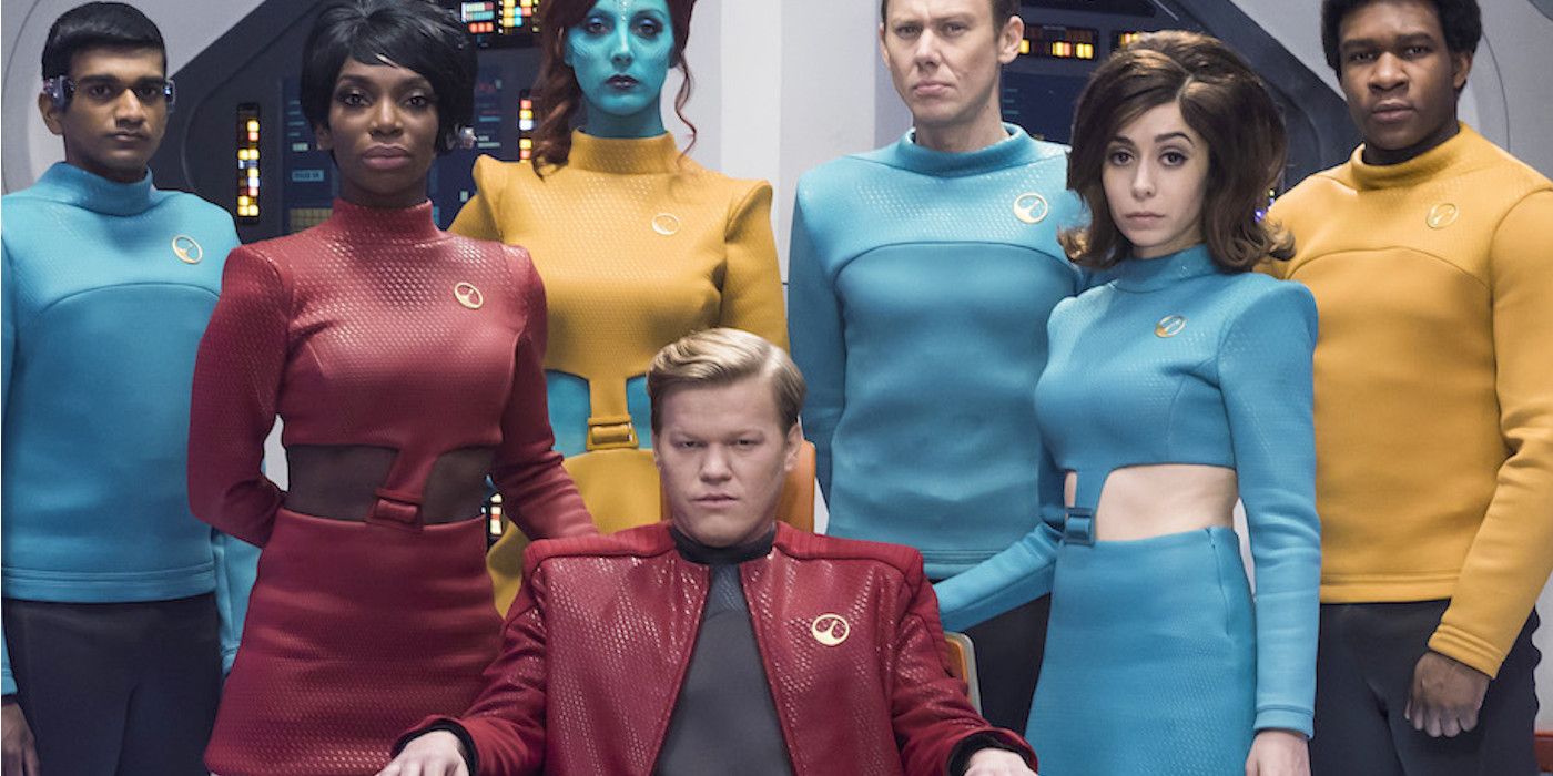 The cast of the Black Mirror episode USS Callister