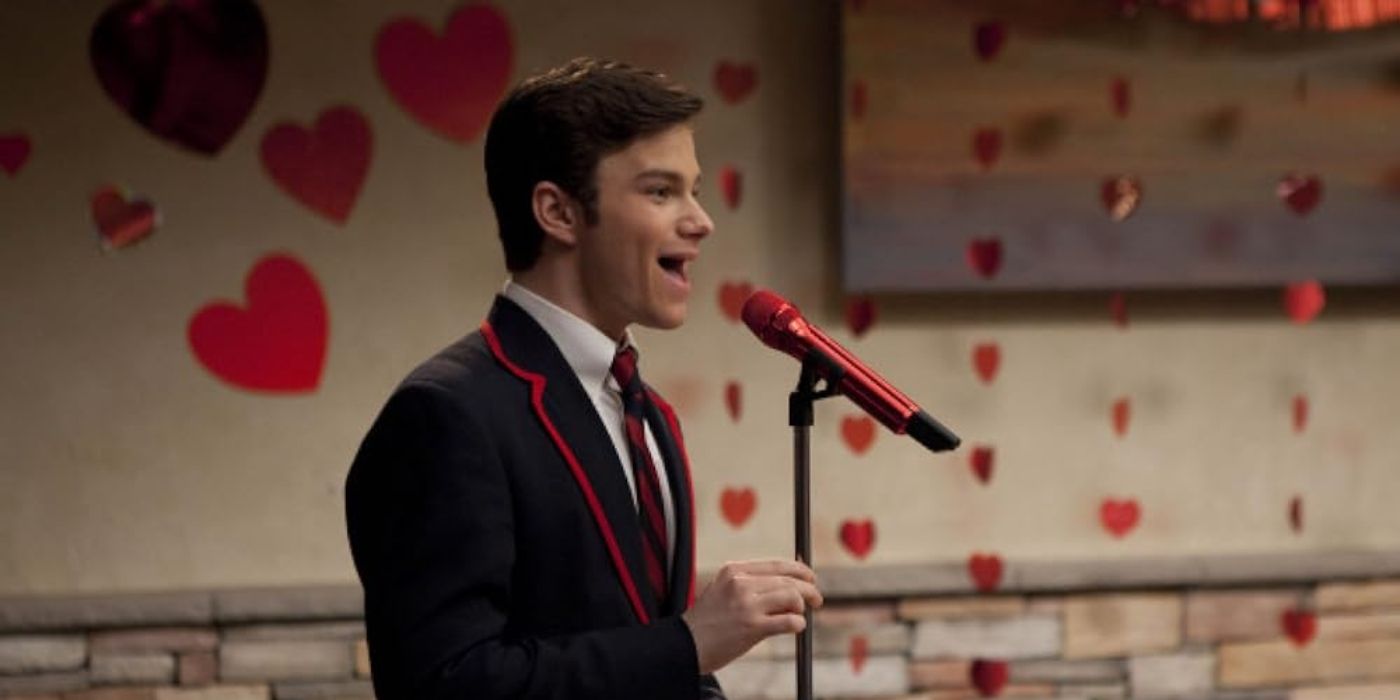 Chris Colfer in Glee Silly Love Songs Valentine's Day episode