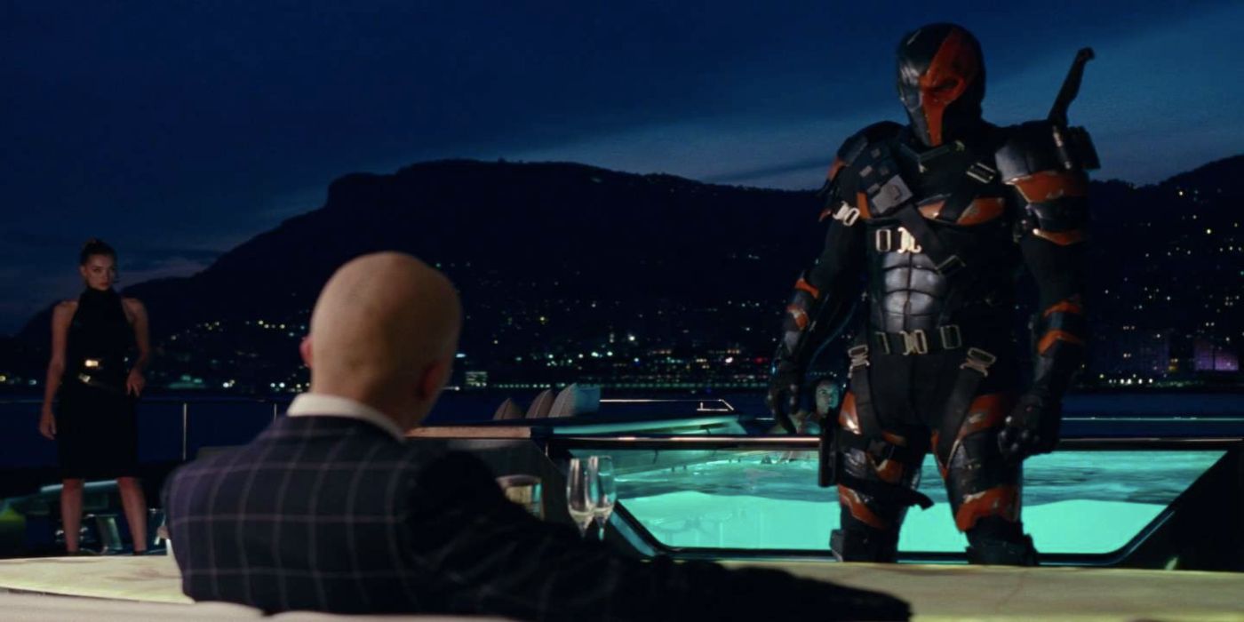 Deathstroke Meeting Lex Luthor In Justice League