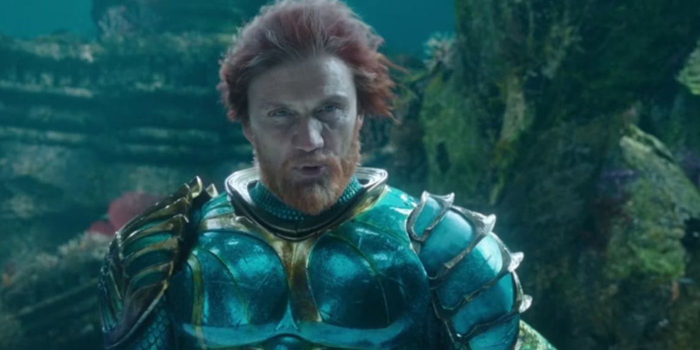 Dolph Lundgren em Aquaman como Rei Nereu