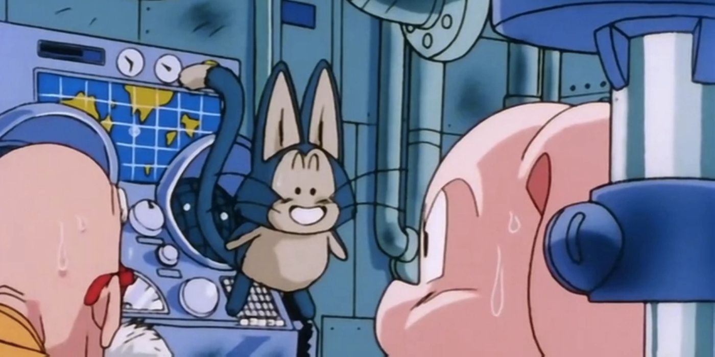 Puar floats in Dragon Ball