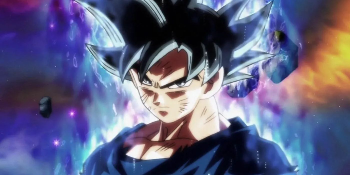Goku powers up Dragon Ball Super