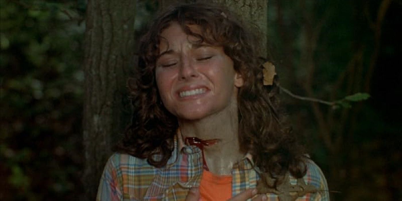 The first person perspective death of Annie in Friday the 13th