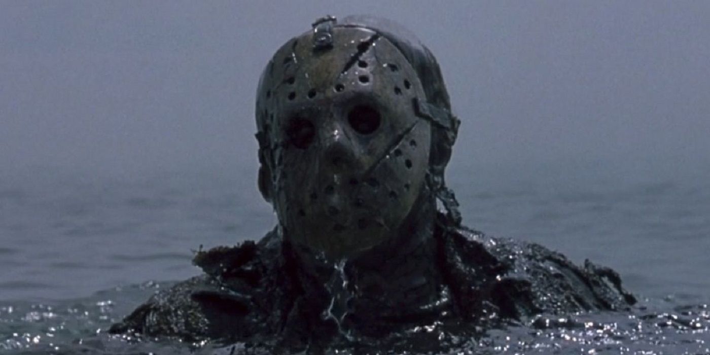 Jason rises from the waters of Crystal Lake
