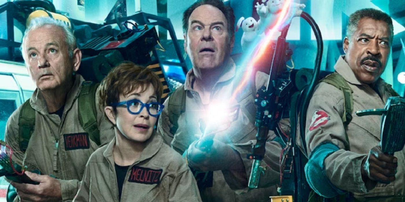 Ghostbusters Frozen Empire Magazine Close up with Bill Murray, Dan Aykroyd, Ernie Hudson and Annie Potts-1