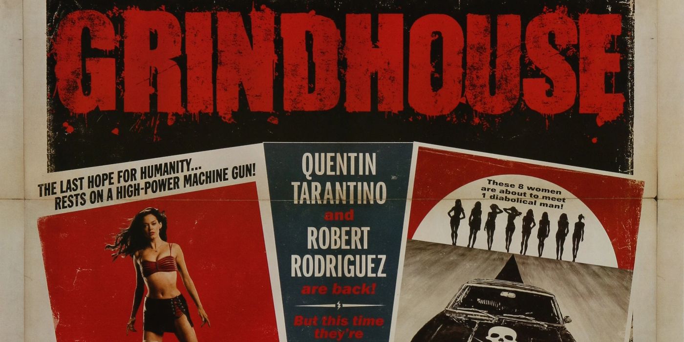 The poster for Grindhouse is displayed