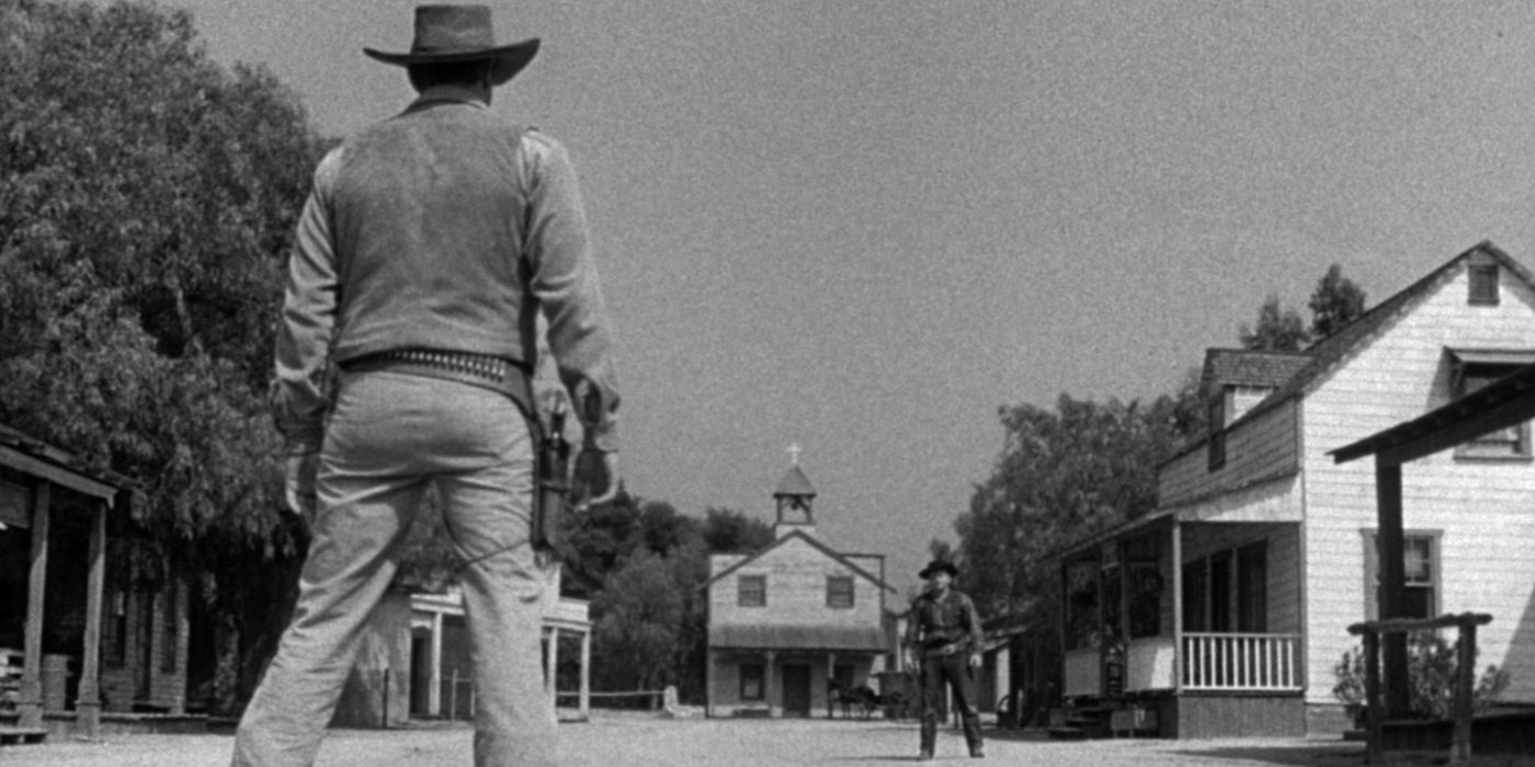 An action-packed moment from Gunsmoke