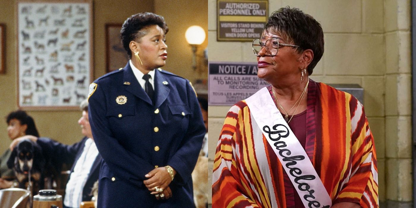 Marsha Warfield as Roz in Night Court and in the reboot of Night Court
