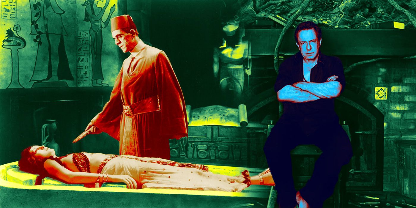 Clive Barker and 1932's The Mummy from Universal Pictures with Boris Karloff