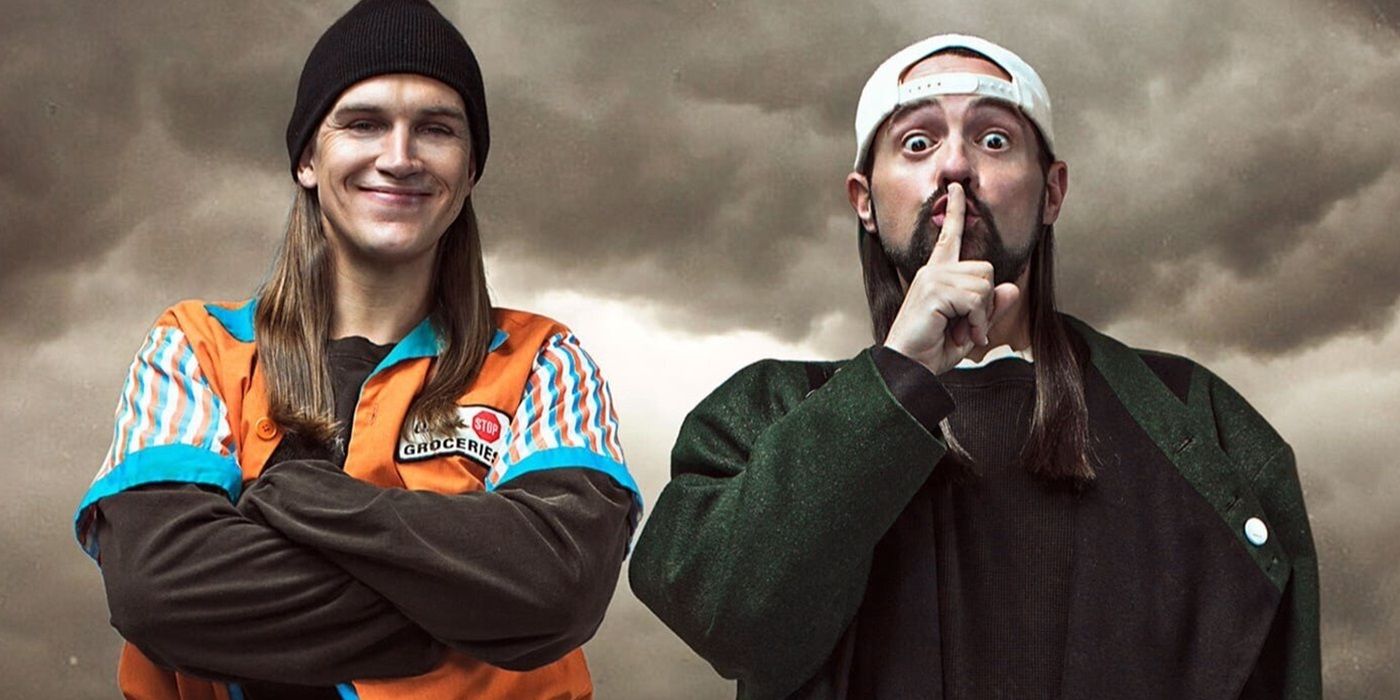 Jason Mewes and Kevin Smith as Jay and Silent Bob.