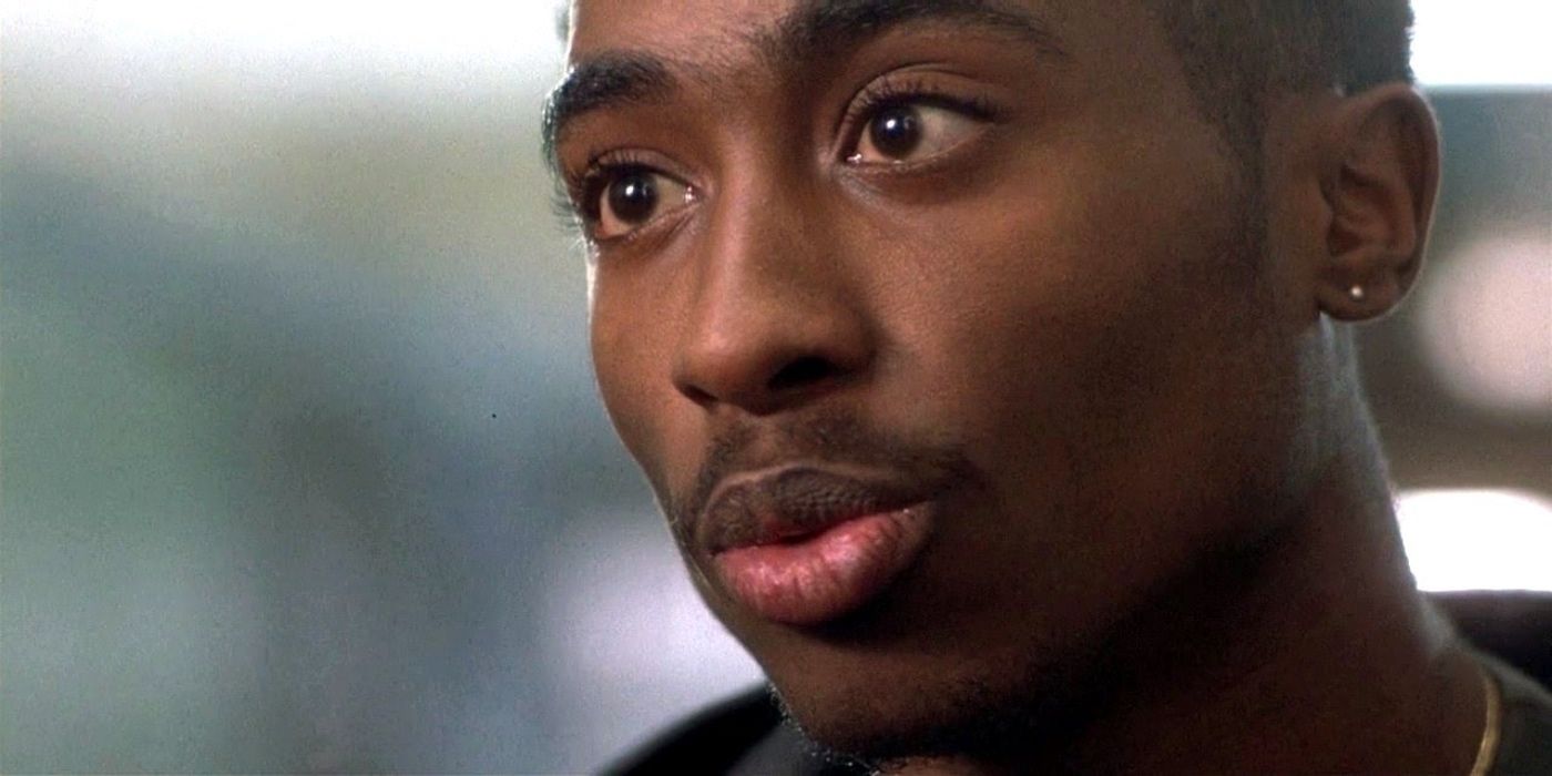 A close up of Tupac Shakur in Juice(1992)