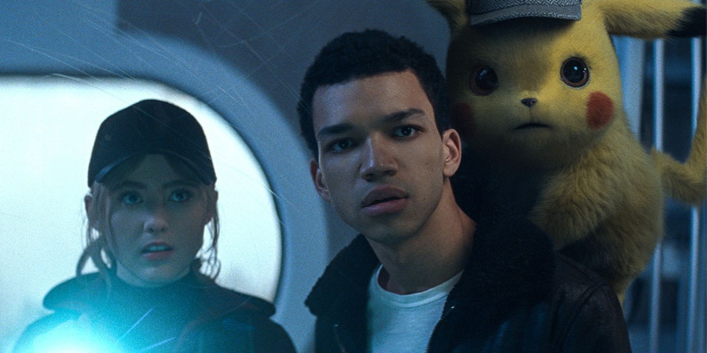 Justice Smith & Katherine Newton in Detective Pikachu