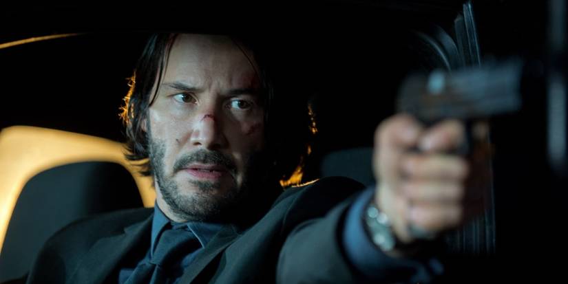 Keanu Reeves as John Wick in John Wick (2014)