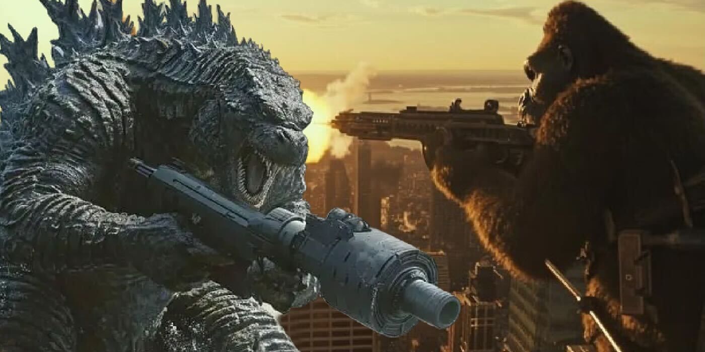 AI-Generated images of Godzilla and King Kong with Guns