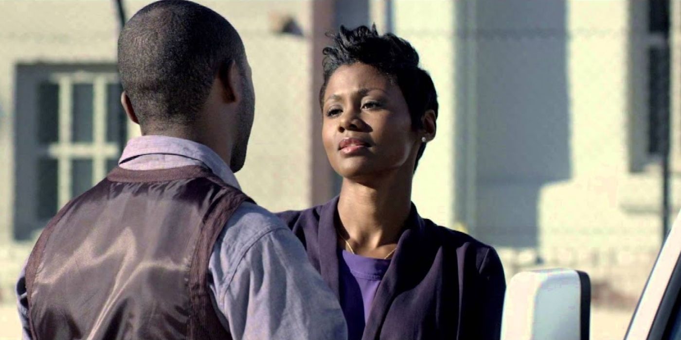  Emayatzy Corinealdi as Ruby and David Oyelowo as Brian in "Middle of Nowhere"