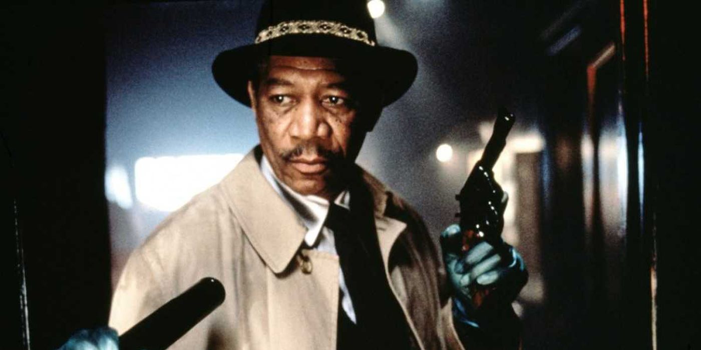 Morgan Freeman as Detective Sommerset in Se7en