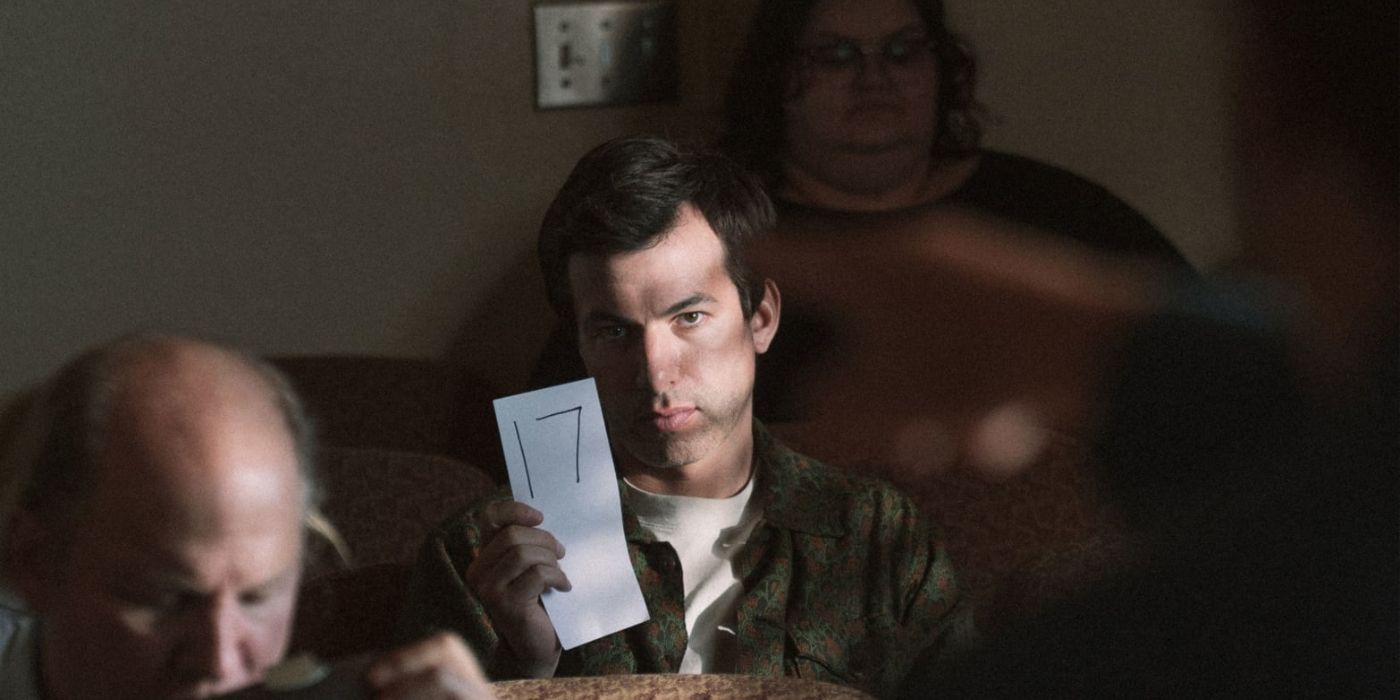 Nathan Fielder holds the number 17 in The Curse
