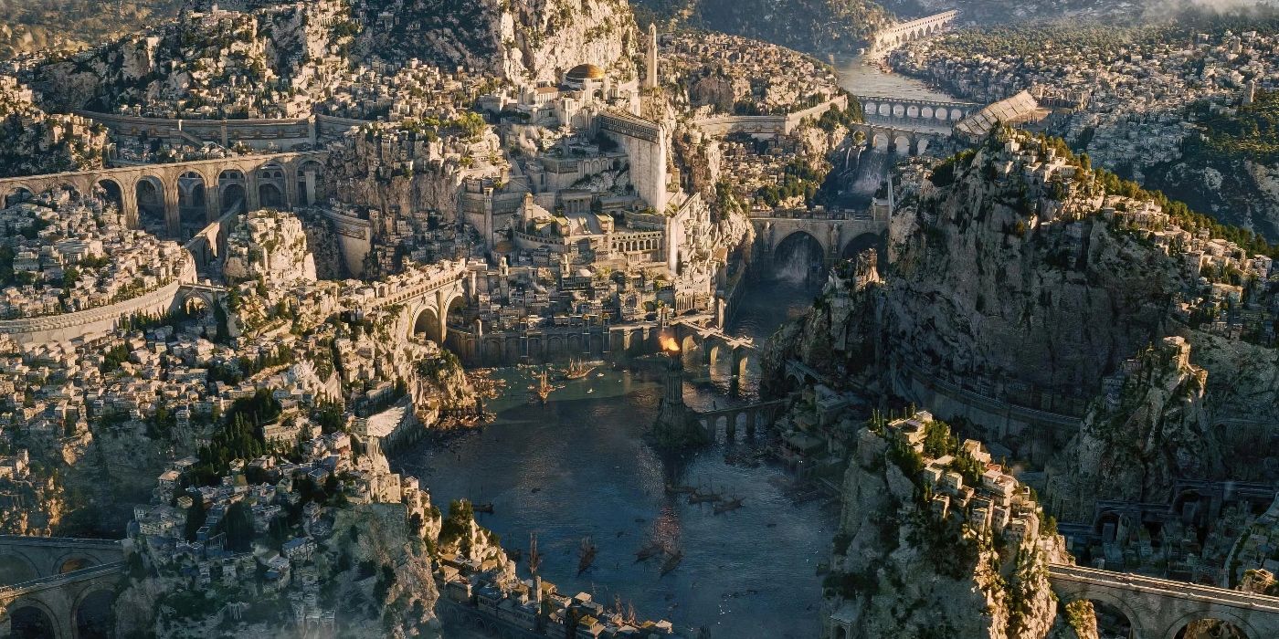 The Island Kingdom of Numenor in The Lord of the Rings: The Rings of Power