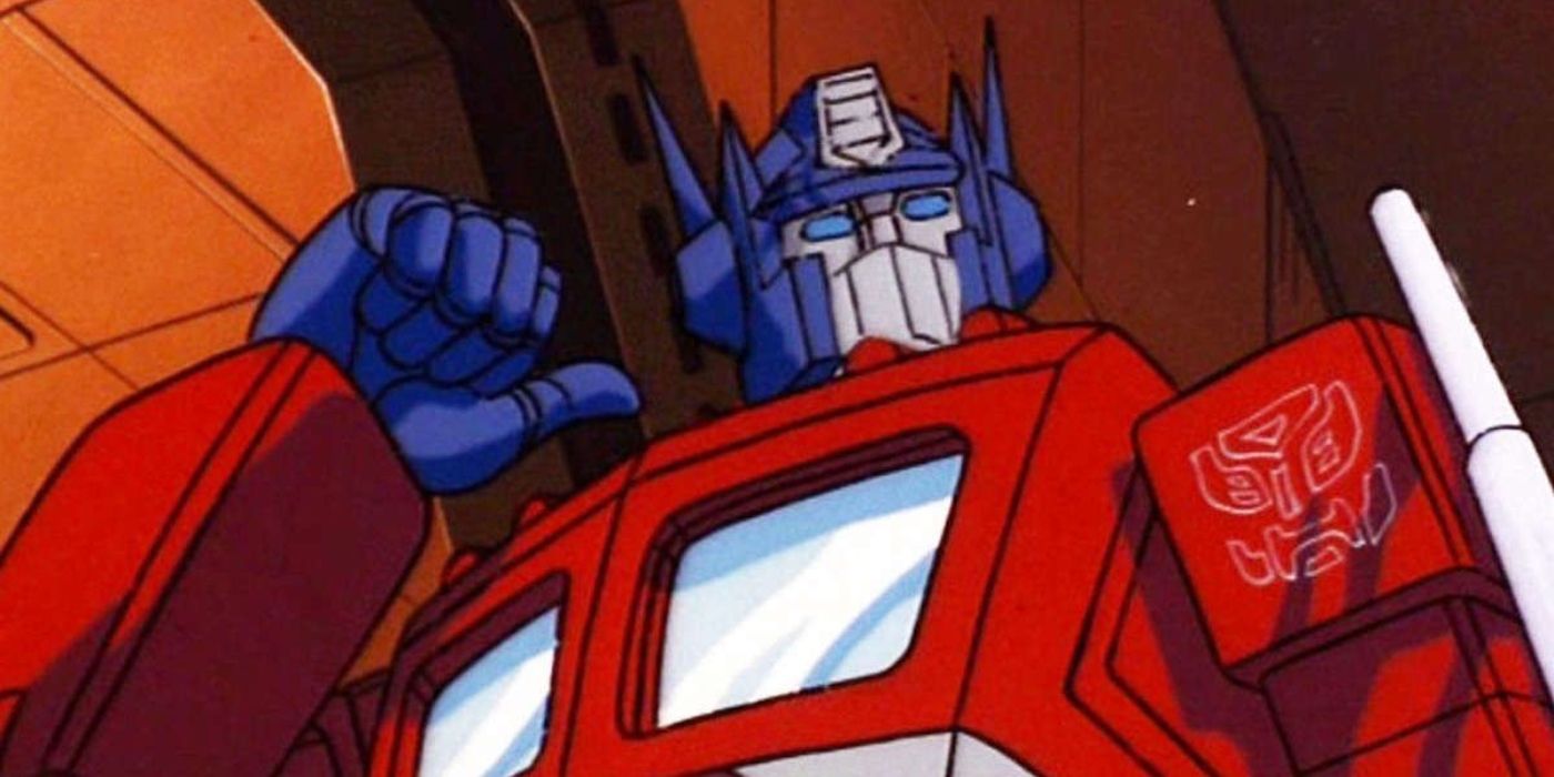 Optimus Prime in the Transformers animated series