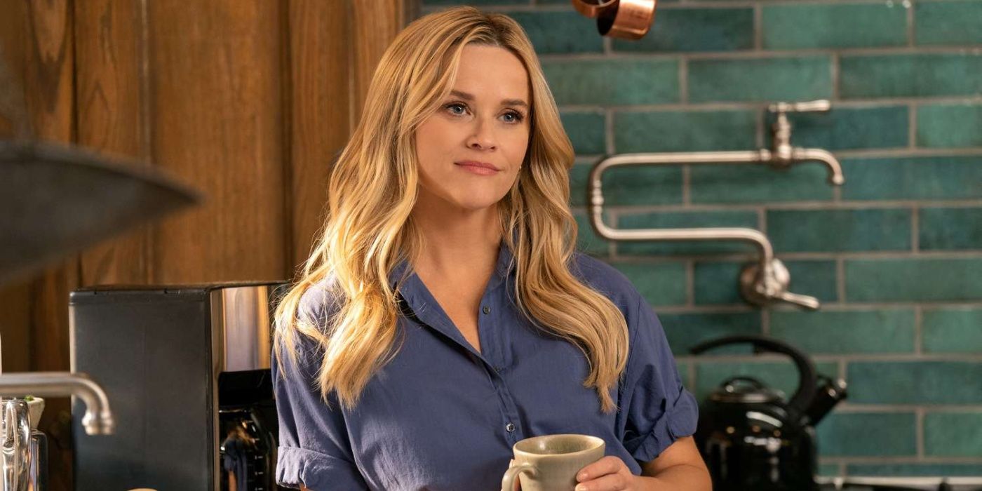 Reese Witherspoon as Bradley Jackson in The Morning Show.