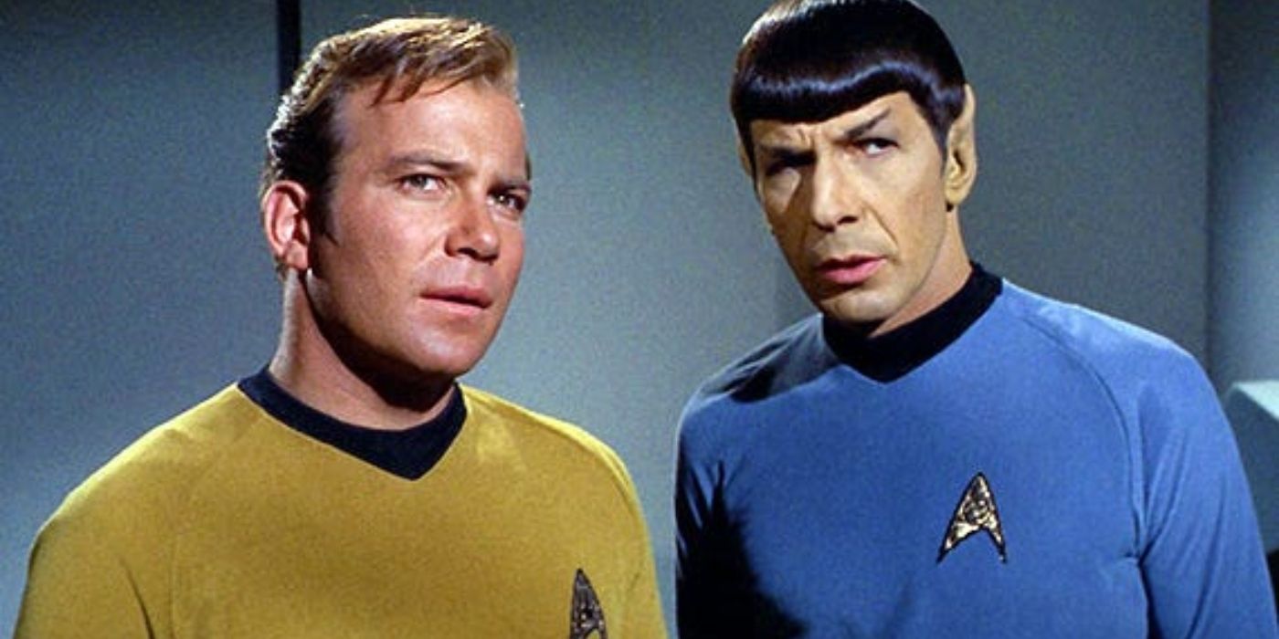 Shatner and Nimoy in Star Trek